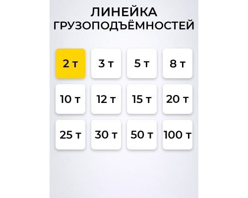 Домкрат гидравлический TOR ДГ-2 г/п 2,0 т  1052