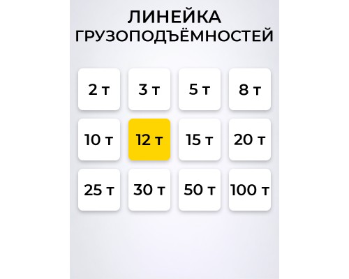 Домкрат гидравлический TOR ДГ-12 г/п 12,0 т  10512
