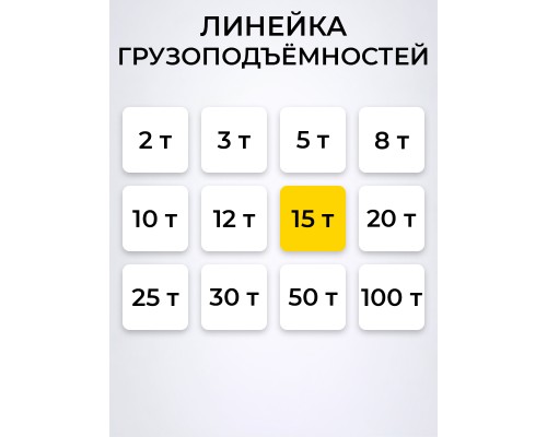 Домкрат гидравлический TOR ДГ-15 г/п 15,0 т  10515