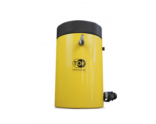 Домкрат гидравлический TOR HHYG-100150LS (ДГ100П150Г) 100 т с фиксирующей гайкой 1004739