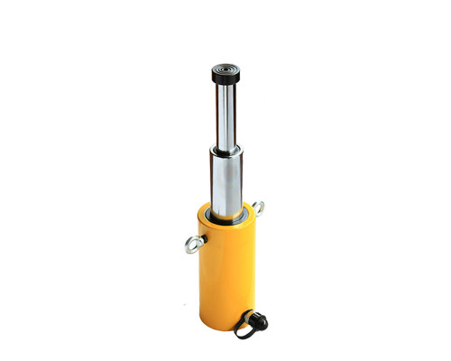 Домкрат гидравлический телескопический TOR HHYG-10435D (ДТ10Г435) 10 т (3 уровня) 1004681