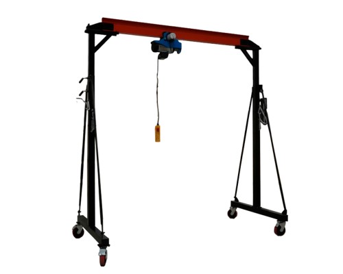 Мини-кран козловой TOR (МПУ) 2,0 т высота 2,4-3,6 м пролет 2,4 м 1192103