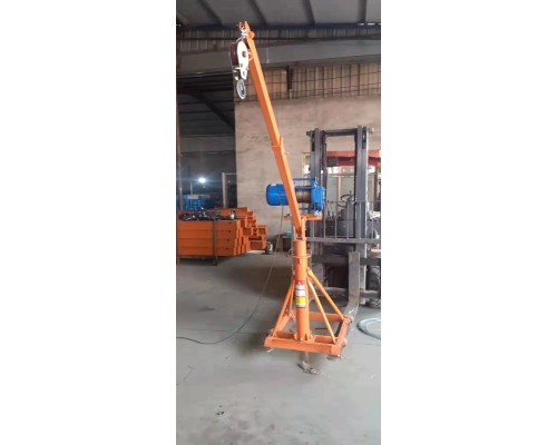 Мини-кран строительный TOR KM с поворотной стрелой и лебедкой KCD (TSA) 300/500 кг 60/30 м 220В 1024010