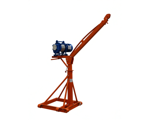 Мини-кран строительный TOR KM с поворотной стрелой и лебедкой KCD 500 кг 60 м 380В 1024011