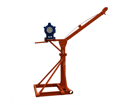 Мини-кран строительный TOR KM с поворотной стрелой и лебедкой KCD 500 кг 60 м 380В 1024011