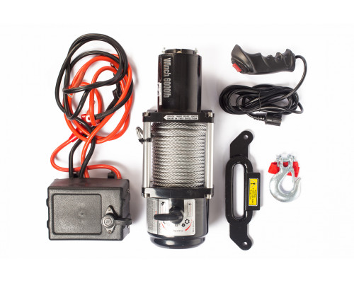 Лебедка (2720 кг/20 м) автомобильная TOR 12 V P6000 114603 Лебедка (2720 кг/20 м) автомобильная TOR 12 V P6000 114603