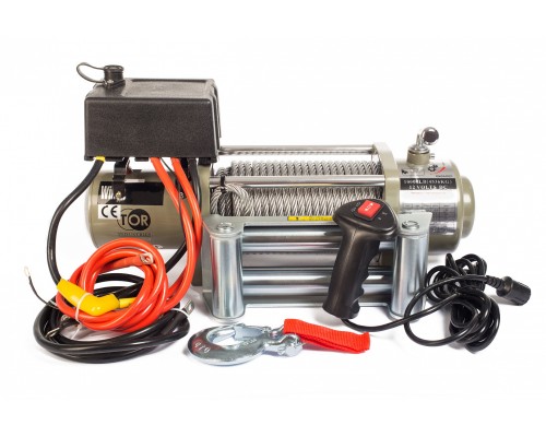 Лебедка автомобильная TOR ЛА S12000 г/п 5443 кг 28 м 12V BASE 1051615