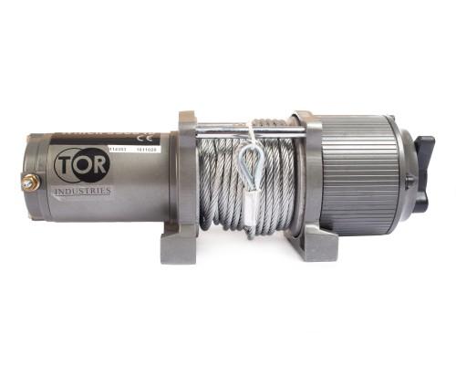 Лебедка (3629 кг/28 м) автомобильная TOR 12 V P8000 BASE 1051613