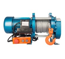 Лебедка электрическая  300/600 кг 100/50 м с канатом 220 В REM KCD 1052358