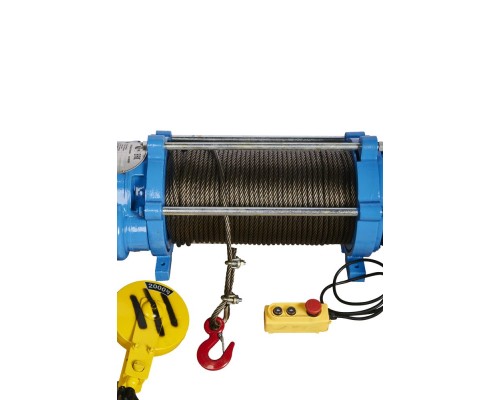 Лебедка TOR ЛЭК-1000 E21 (KCD) 1000/2000 кг 380 В с канатом 100/50 м (T) 1050498