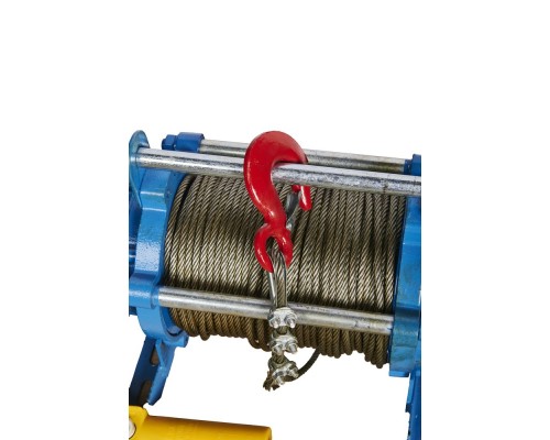 Лебедка TOR ЛЭК-500 E21 (KCD) 500/1000 кг 220 В с канатом 100/50 м (T) 1050499