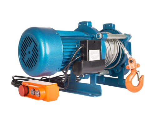 Лебедка TOR ЛЭК-300 E21 (KCD) 300/600 кг 220 В с канатом 30/15 м (T) 1050493