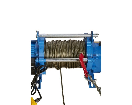 Лебедка электрическая  500/1000 кг  70/35 м с канатом 380 В TOR KCD 1050496