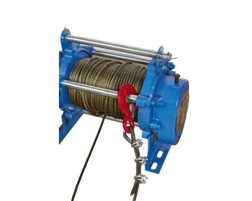 Лебедка электрическая  500/1000 кг  70/35 м с канатом 220 В TOR KCD 1050495