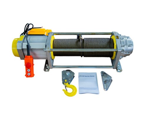 Лебедка электрическая TOR KCD(А) 1000 кг 100 м 380В (алюминиевый корпус) 1040742