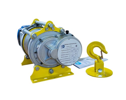 Лебедка электрическая TOR КCD (TSA) 300/600 60/30 м 24 м/мин 380В (алюминиевый корпус) 1034602