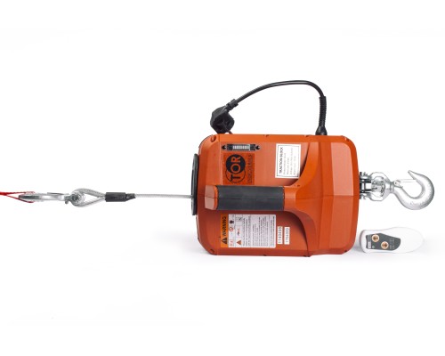 Лебедка электрическая переносная TOR SQ-02 450 кг 4,6 м 220 В с пультом 1140456