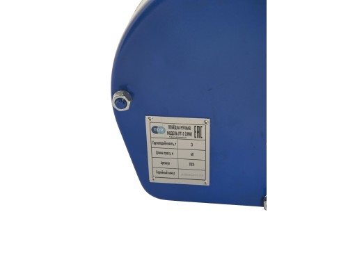 Лебедка ручная TOR ЛТ-3 (JHW) г/п 3,0 т длина троса 40 м 11331