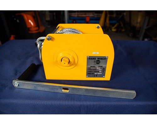Лебедка ручная TOR ЛТ-0,5 (JHW) г/п 0,5 т длина троса 40 м 113056