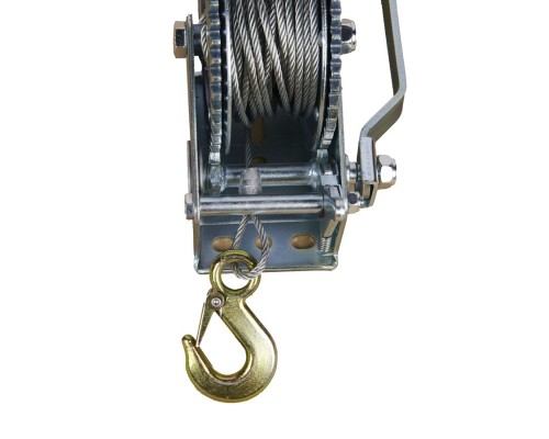 Лебедка ручная TOR ЛН-1200 (LHW) г/п 0,5 т длина троса 10 м (серия G) 113052