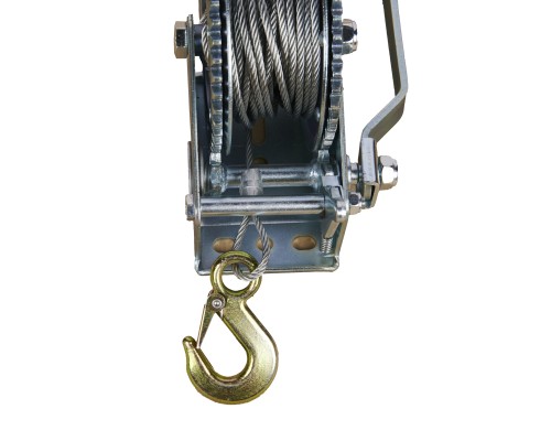 Лебедка ручная TOR ЛН-1200 (LHW) г/п 0,5 т длина троса 10 м BASE* 1050255