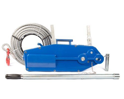 Лебедка рычажная тросовая TOR МТМ 3200 3,2 т L=20м (стальной корпус) 1002529