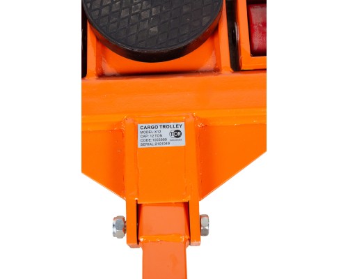 Роликовая платформа поворотная TOR X12 г/п 12 т (с ручкой) (G) 1003999