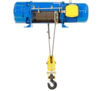 Таль стационарная на лапах  2т 12м 380В электрическая канатная TOR CD PRO 1042390