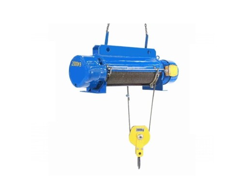 Таль стационарная на лапах  2т  6м 380В электрическая канатная TOR CD PRO 1042389