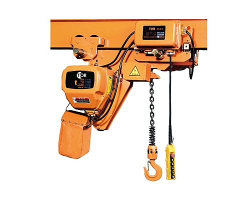 Таль передвижная с уменьшенной строительной высотой  1т  6м 380В электрическая цепная TOR HHBDSL-01 1003958