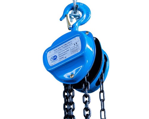 Таль ручная шестеренная TOR ТРШ C 1,0ТХ12М PRO (для тяжелых работ)  1011121