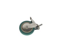 Колесо аппаратное поворотное SCtgb 55 125 мм с болтом и тормозом (N) 1043000