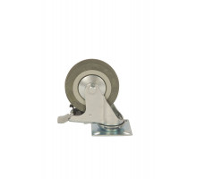 Колесо аппаратное поворотное SCgb 42 100 мм с тормозом (F) 1003243