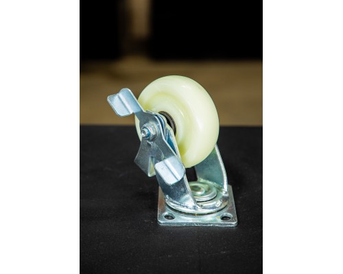 Колесо большегрузное поворотное SCdnb 63 150 мм полипропиленовое с тормозом 1024224