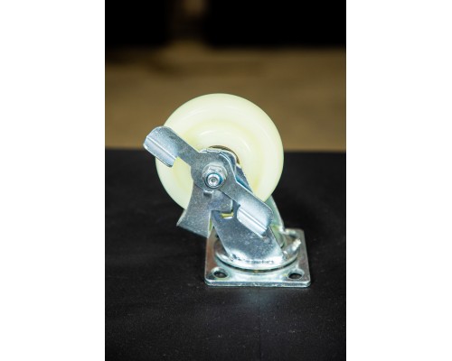 Колесо большегрузное поворотное SCdnb 63 150 мм полипропиленовое с тормозом 1024224