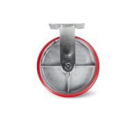 Колесо большегрузное неповоротное FCp 80 200 мм полиуретановое (F) 1003218