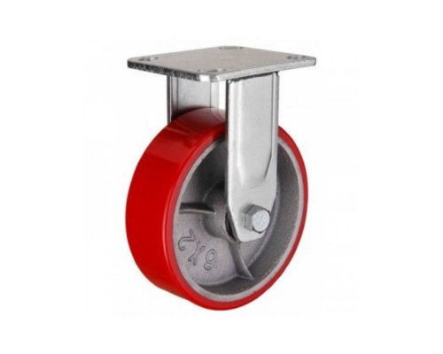 Колесо большегрузное неповоротное FCp 80 200 мм полиуретановое (F) 1003218