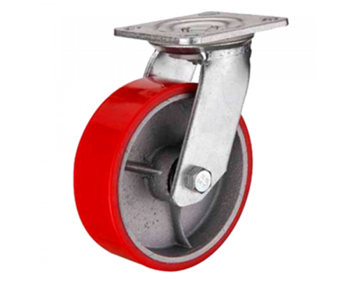 Колесо большегрузное поворотное SCp 93 75 мм полиуретановое (F) 1027217