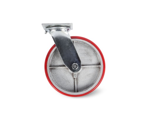 Колесо большегрузное поворотное SCp 55 125 мм полиуретановое (F) 1003209