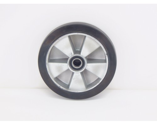 Колесо резиновое 250х50 мм с подшипником для тележек гидравлических HW 153318