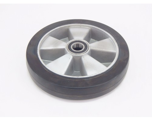 Колесо резиновое 250х50 мм с подшипником для тележек гидравлических HW 153318