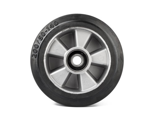 Колесо резиновое 200х50 мм с подшипником для тележек гидравлических BF/WB/RHP/BFS 1000916
