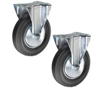 Колесо неповоротное резина FC 63 160 мм (F) 1001773