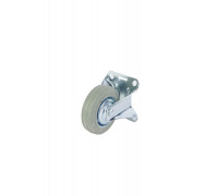 Колесо неповоротное серая резина FC 46 f 100 мм 1027207