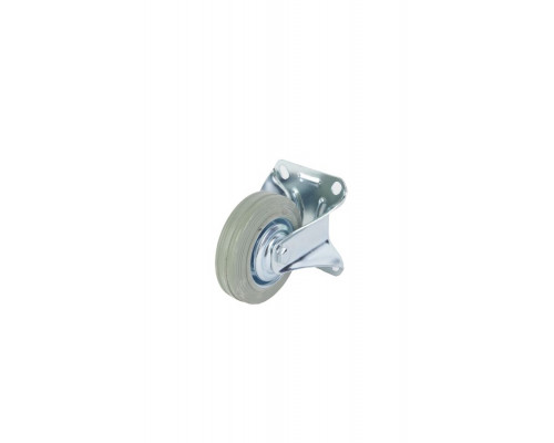 Колесо неповоротное серая резина FC 46 f 100 мм 1027207