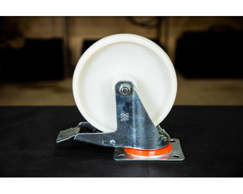 Колесо поворотное полипропилен SRCnb 80 200 мм с тормозом (N) 1024191