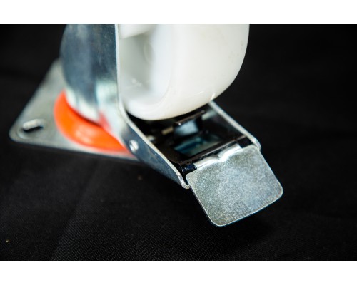 Колесо поворотное полипропилен SRCnb 55 125 мм с тормозом (N) 1024188