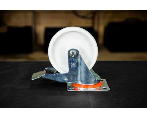 Колесо поворотное полипропилен SRCnb 63 160 мм с торозом (N) 1024190