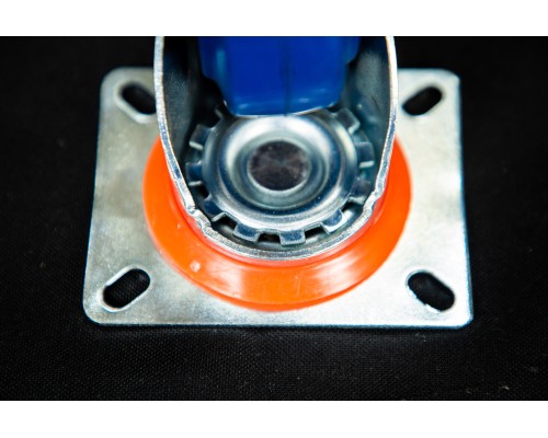 Колесо поворотное резина SRCLb 42 100 мм с тормозом (N) 1024207