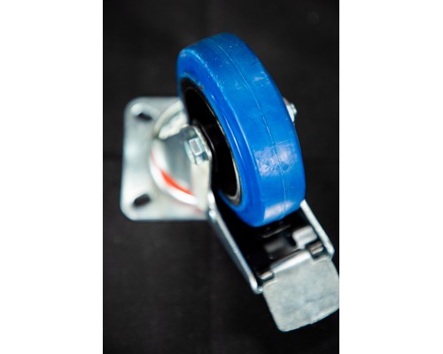 Колесо поворотное резина SRCLb 42 100 мм с тормозом (F) 1024395